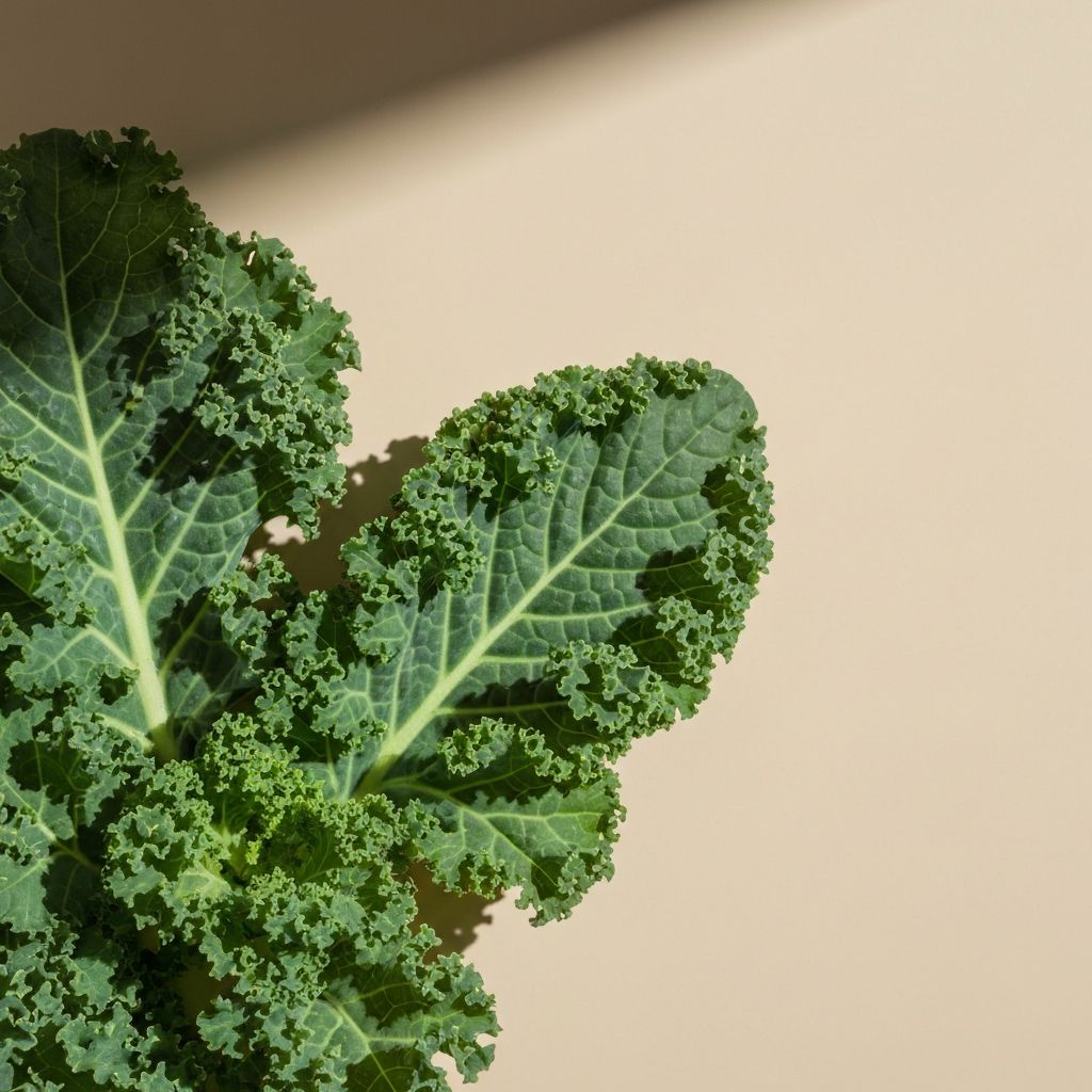 Grünkohlblätter